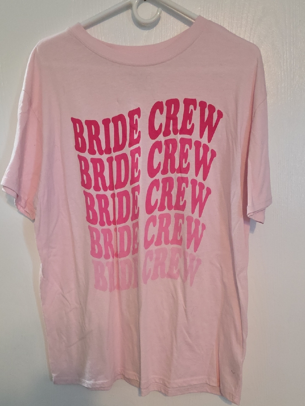 Freeze Pink "Bride Crew" Short Sleeve Tee